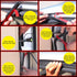 32 Feet Car Door Seal Strip, Rubber Seal Self Adhesive Weather Stripping, B Shape, Pack of 2